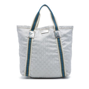 Pre-Loved Gucci GG Canvas Web Tote